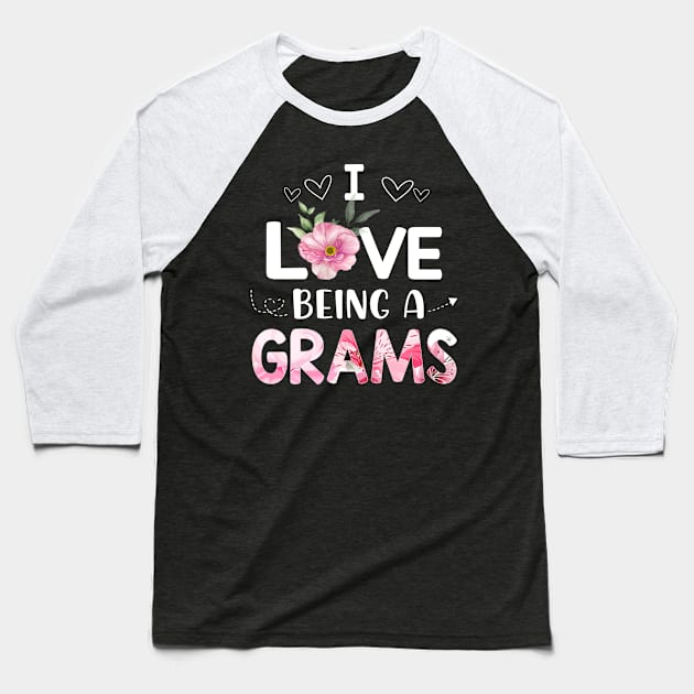 i love being a grams Baseball T-Shirt by Leosit